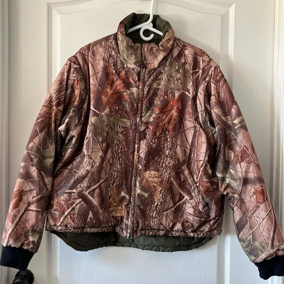 Vintage 10X Camo Reversible Jacket and convertible into Vest size XL - Picture 1 of 6